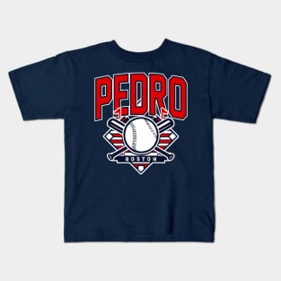 Vintage Boston Baseball Pedro Kids T-Shirt